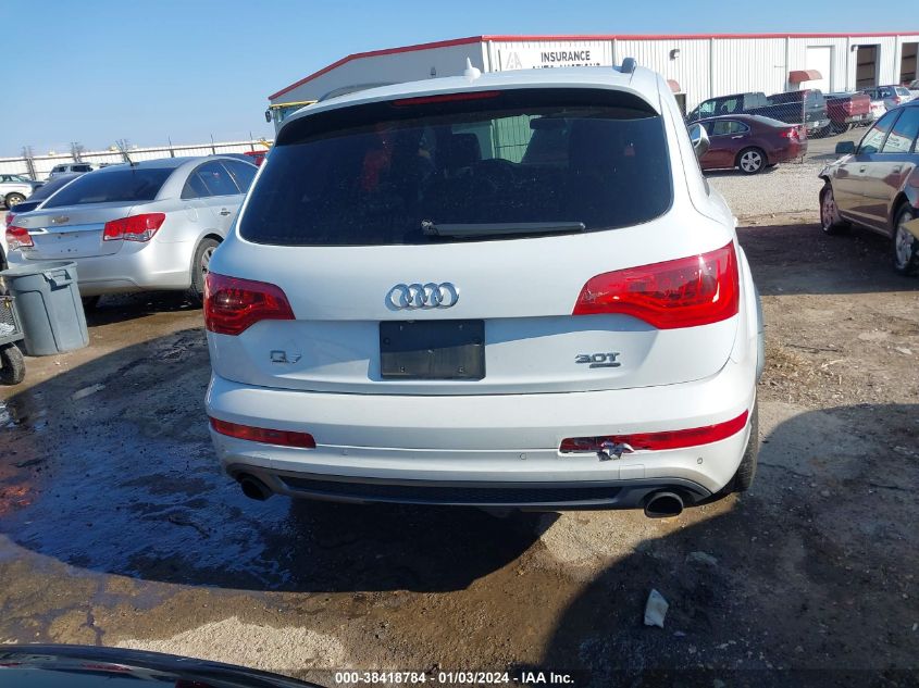 2014 AUDI Q7 3.0T S LINE PRESTIGE - WA1DGAFE5ED010054