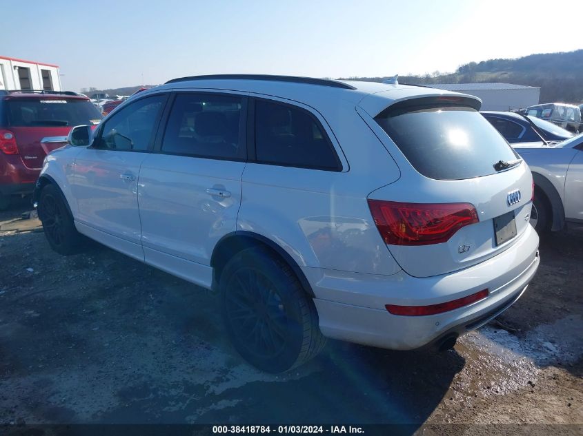 2014 AUDI Q7 3.0T S LINE PRESTIGE - WA1DGAFE5ED010054