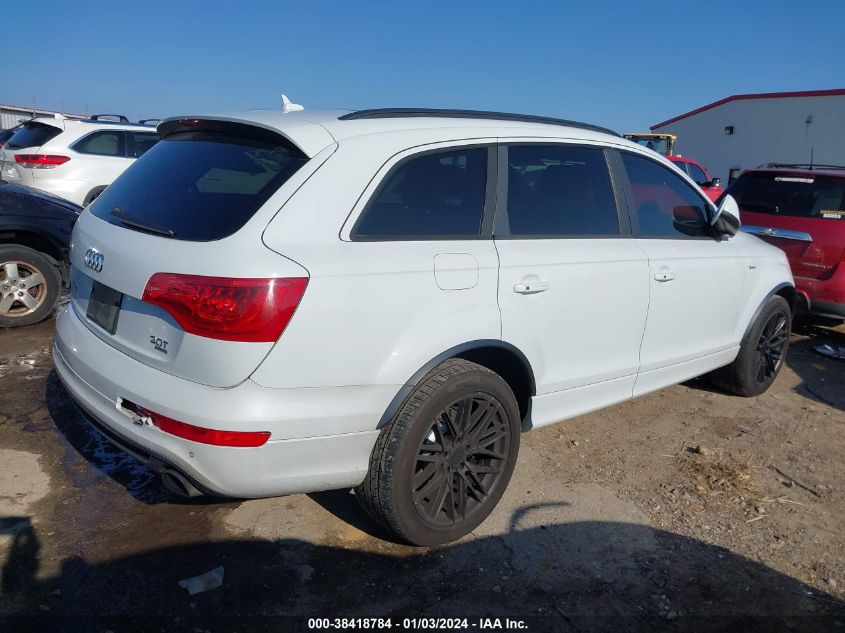 2014 AUDI Q7 3.0T S LINE PRESTIGE - WA1DGAFE5ED010054