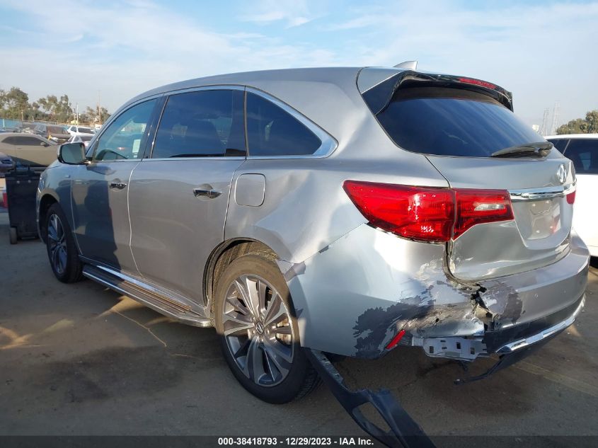 2019 ACURA MDX SPORT HYBRID TECHNOLOGY PACKAGE 5J8YD7H52KL001394