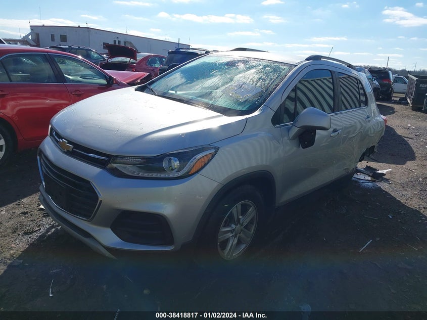 VIN KL7CJLSB9LB007268 2020 CHEVROLET TRAX FWD LT