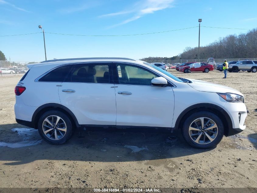 2019 KIA SORENTO 3.3L EX - 5XYPH4A56KG503165