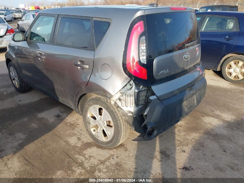 2016 KIA SOUL - KNDJN2A28G7361589