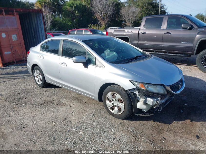 2014 HONDA CIVIC LX - 19XFB2F58EE010728