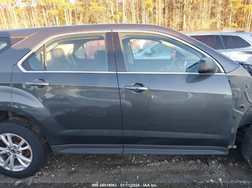 2017 CHEVROLET EQUINOX LS - 2GNFLEEK3H6185695