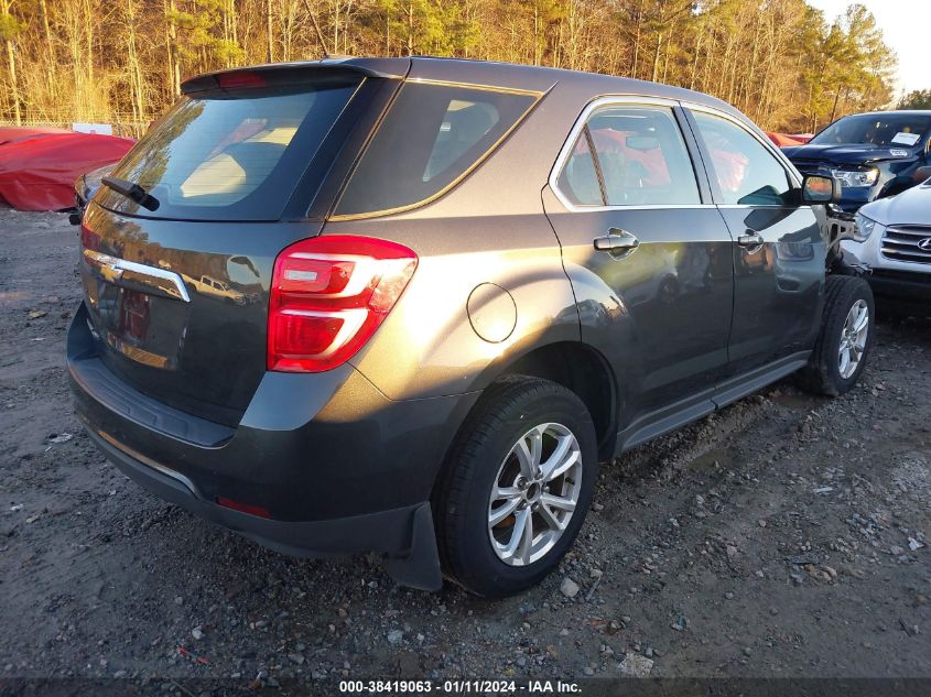 2017 CHEVROLET EQUINOX LS - 2GNFLEEK3H6185695