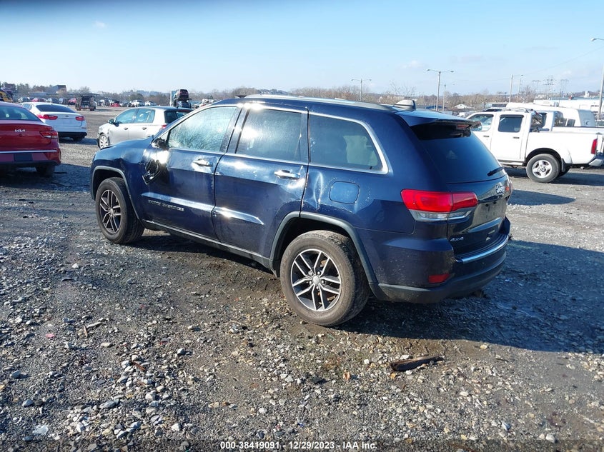 VIN 1C4RJFBG1HC603812 2017 JEEP GRAND CHEROKEE LIMITED