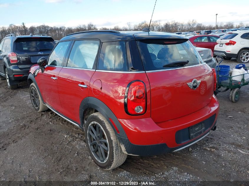 2015 MINI COUNTRYMAN COOPER WMWZB3C52FWR43259