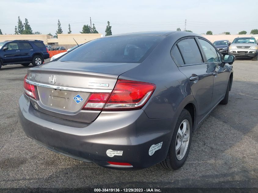 2014 HONDA CIVIC NATURAL GAS - 19XFB5F54EE000456