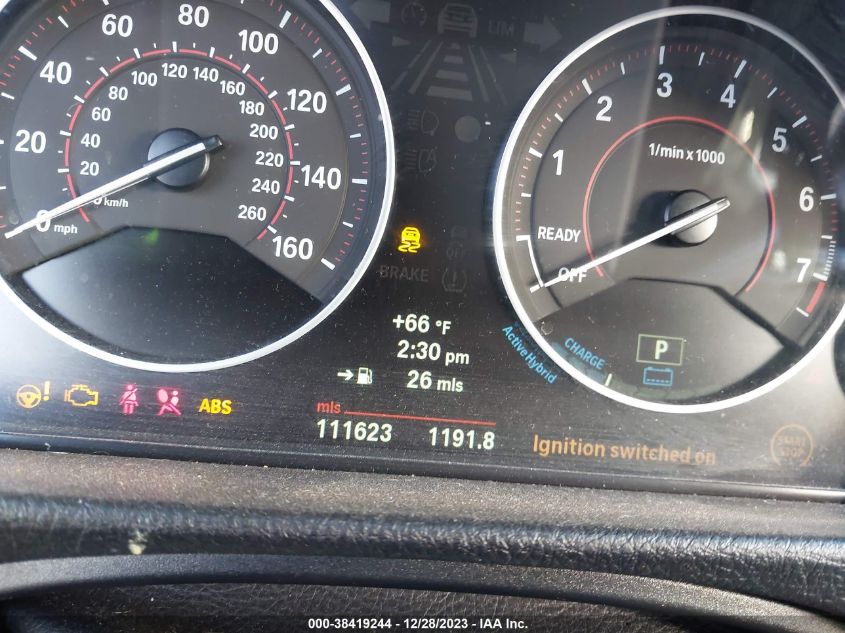 2013 BMW ACTIVEHYBRID 3 - WBA3F9C54DF483788