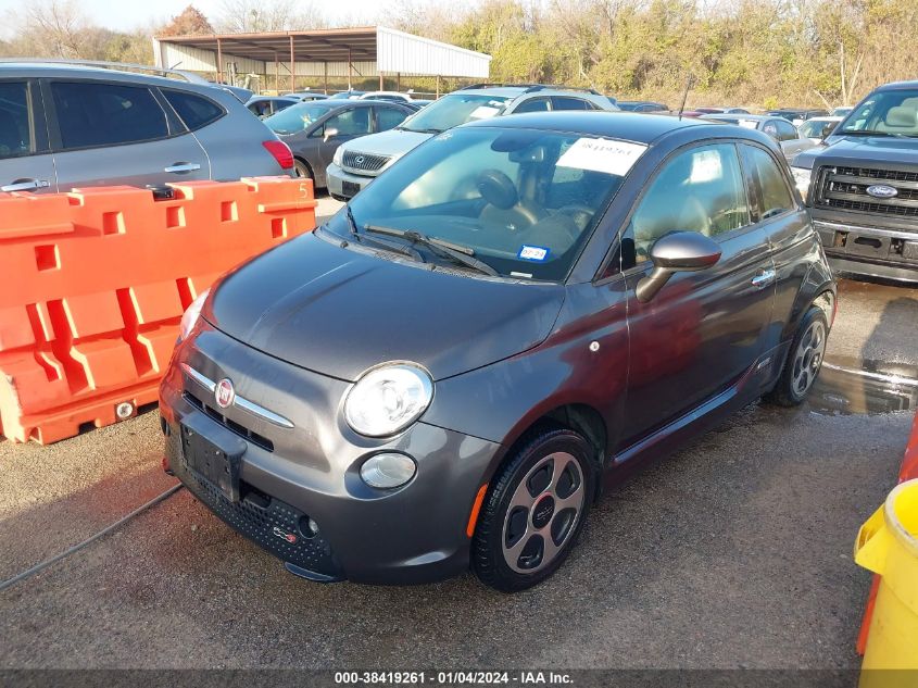 2015 FIAT 500E BATTERY ELECTRIC 3C3CFFGE2FT585826