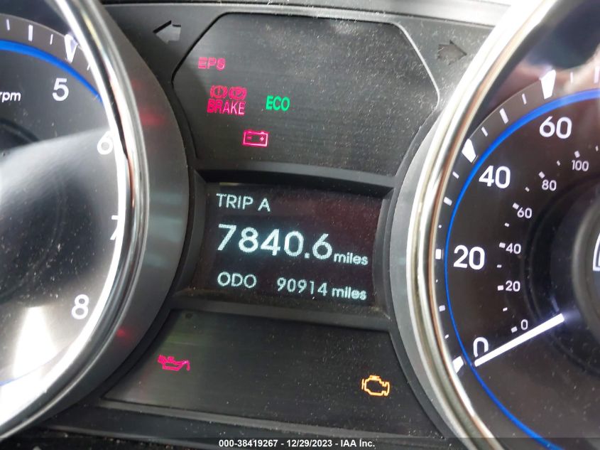 2013 HYUNDAI SONATA GLS - 5NPEB4AC1DH539784