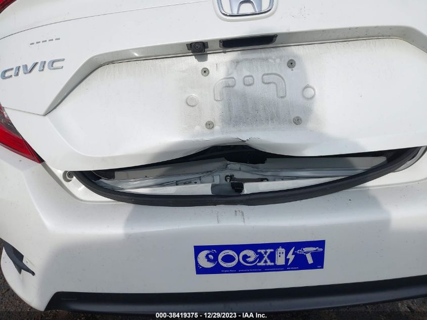2018 HONDA CIVIC EXL - JHMFC1F77JX036285