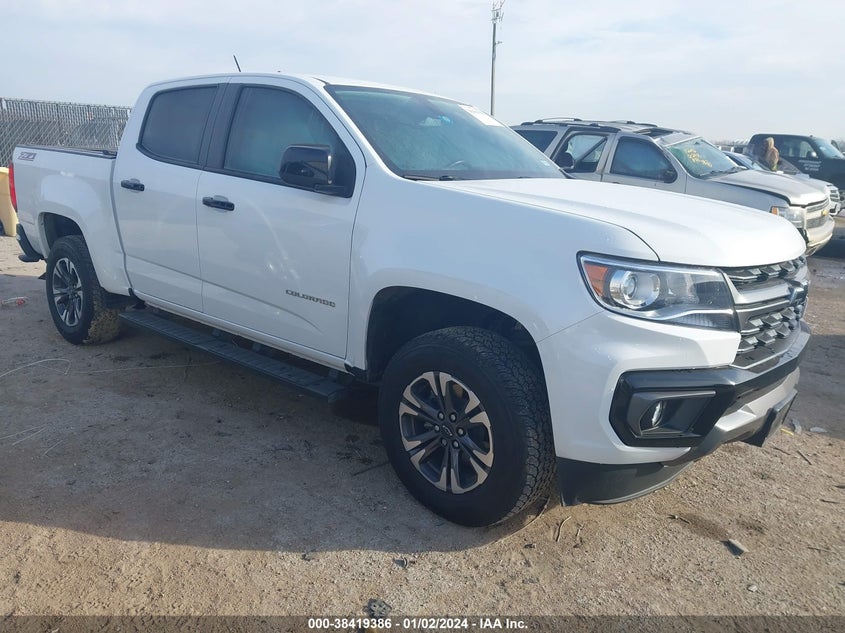 VIN 1GCGSDEN6N1217509 2022 CHEVROLET COLORADO Z71