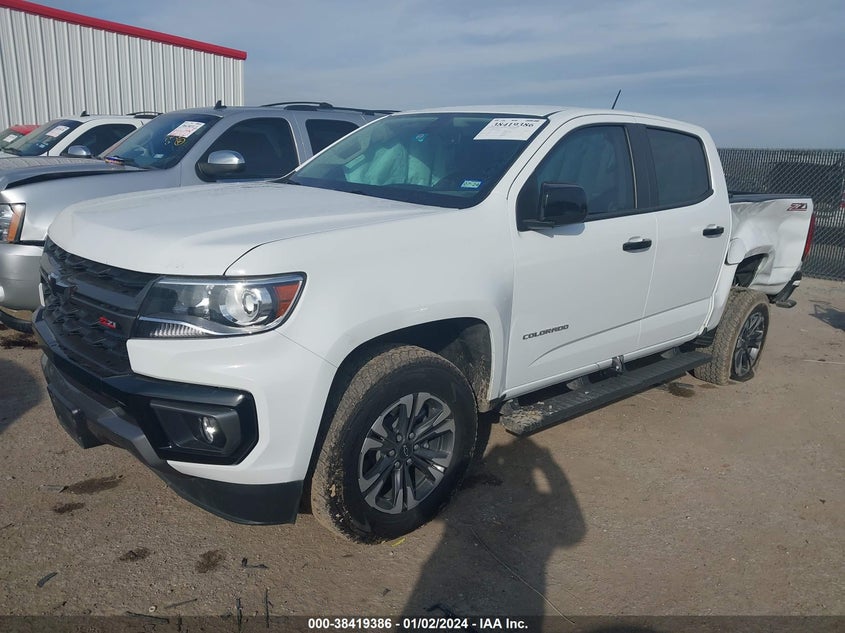 VIN 1GCGSDEN6N1217509 2022 CHEVROLET COLORADO Z71