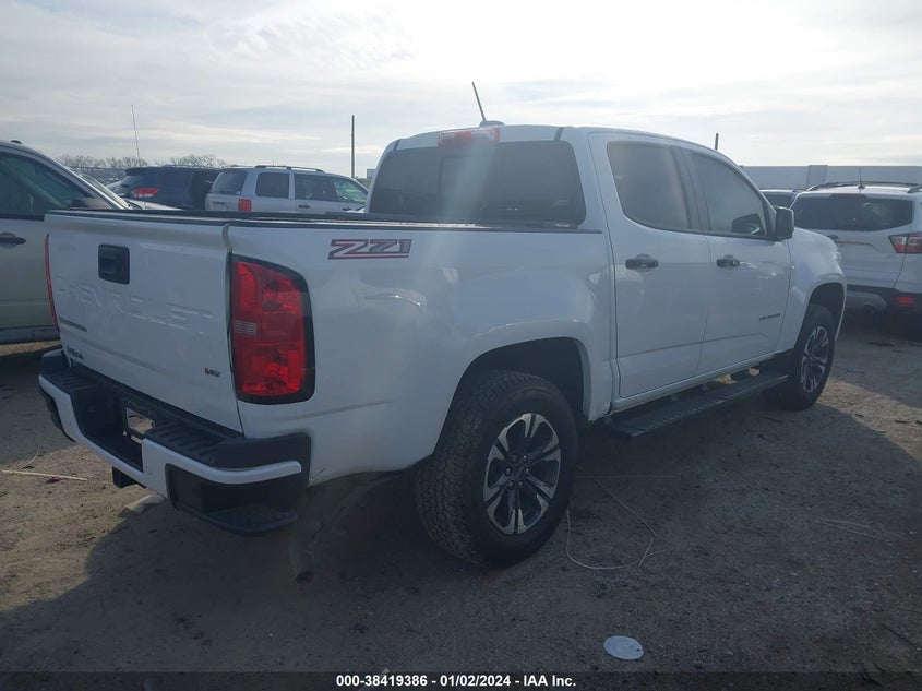 VIN 1GCGSDEN6N1217509 2022 CHEVROLET COLORADO Z71