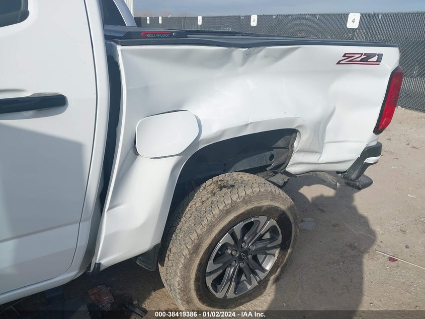 VIN 1GCGSDEN6N1217509 2022 CHEVROLET COLORADO Z71