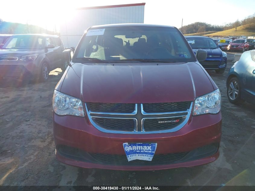 2016 DODGE GRAND CARAVAN SE - 2C4RDGBGXGR244253