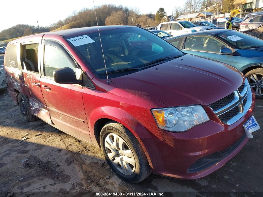 2016 DODGE GRAND CARAVAN SE - 2C4RDGBGXGR244253
