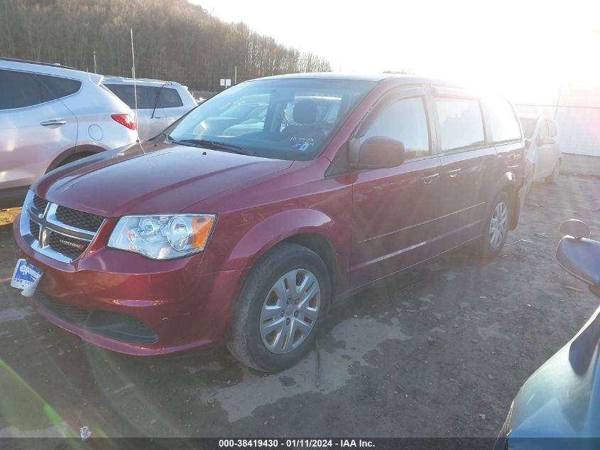 2016 DODGE GRAND CARAVAN SE - 2C4RDGBGXGR244253