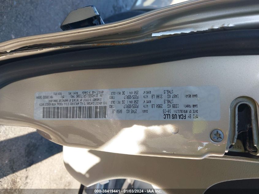 2016 DODGE GRAND CARAVAN SE - 2C4RDGBG1GR171306