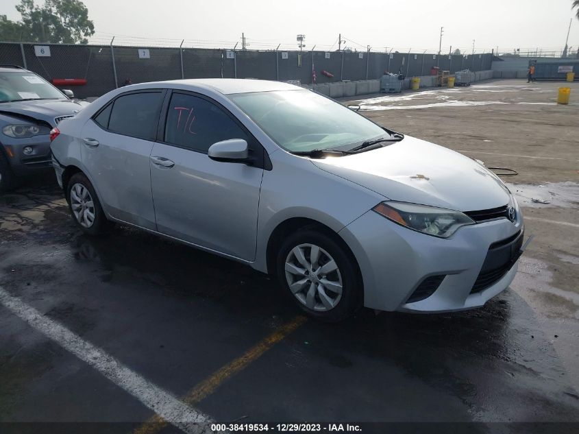 2014 TOYOTA COROLLA LE - 5YFBURHEXEP165567