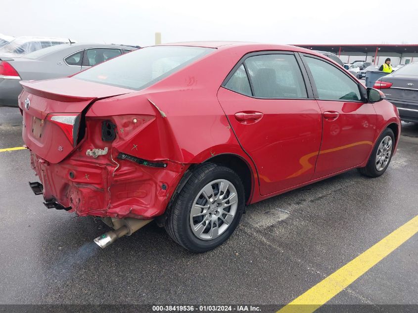 2014 TOYOTA COROLLA L/LE/LE PLS/PRM/S/S PLS - 2T1BURHE0EC144842