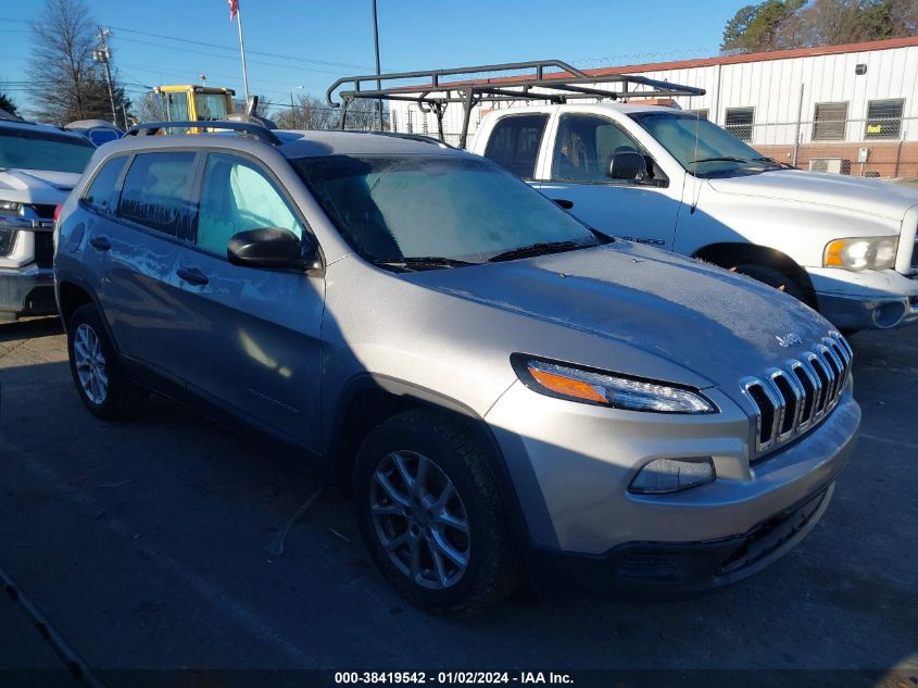 2016 JEEP CHEROKEE SPORT - 1C4PJLAB6GW234289