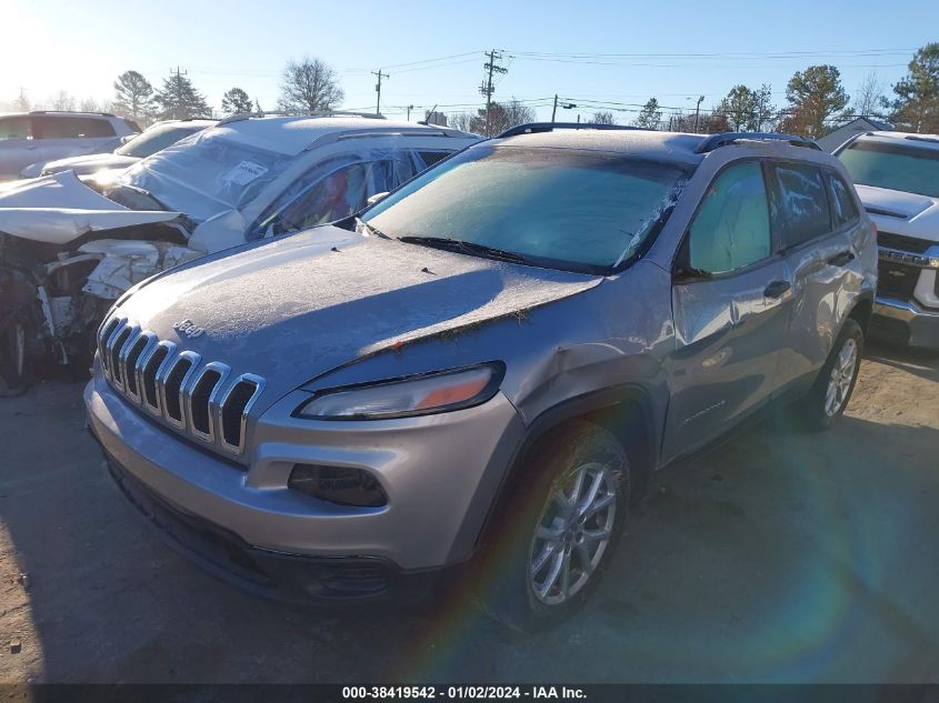 2016 JEEP CHEROKEE SPORT - 1C4PJLAB6GW234289