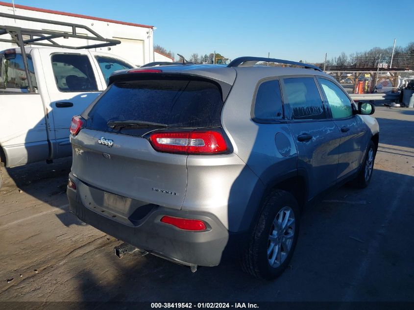 2016 JEEP CHEROKEE SPORT - 1C4PJLAB6GW234289