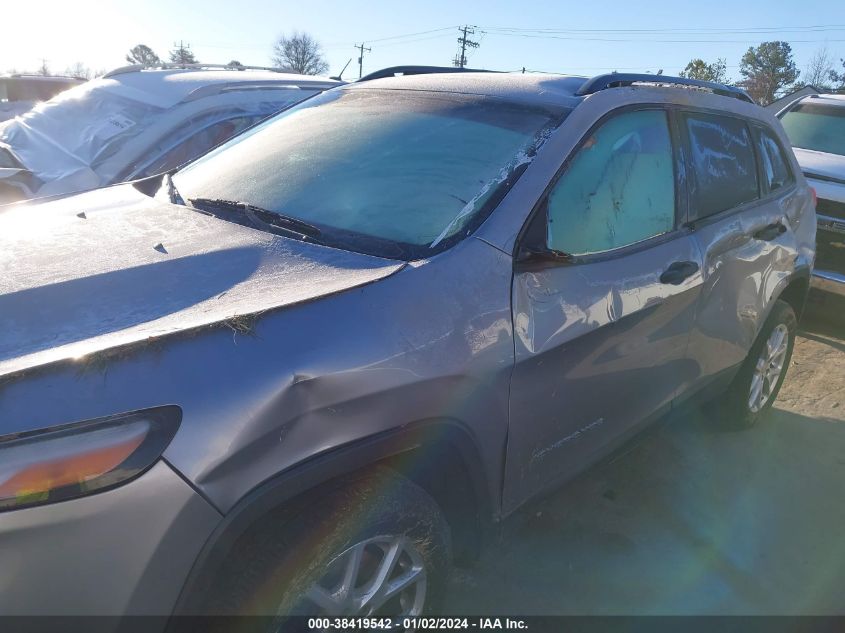 2016 JEEP CHEROKEE SPORT - 1C4PJLAB6GW234289