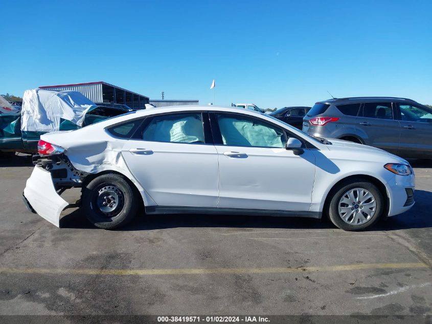 2020 FORD FUSION S - 3FA6P0G74LR222785