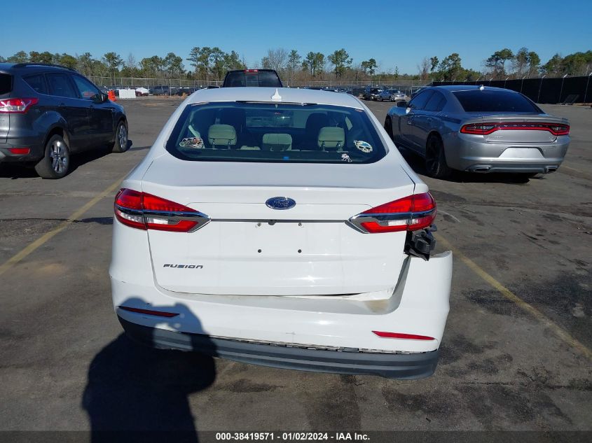 2020 FORD FUSION S - 3FA6P0G74LR222785