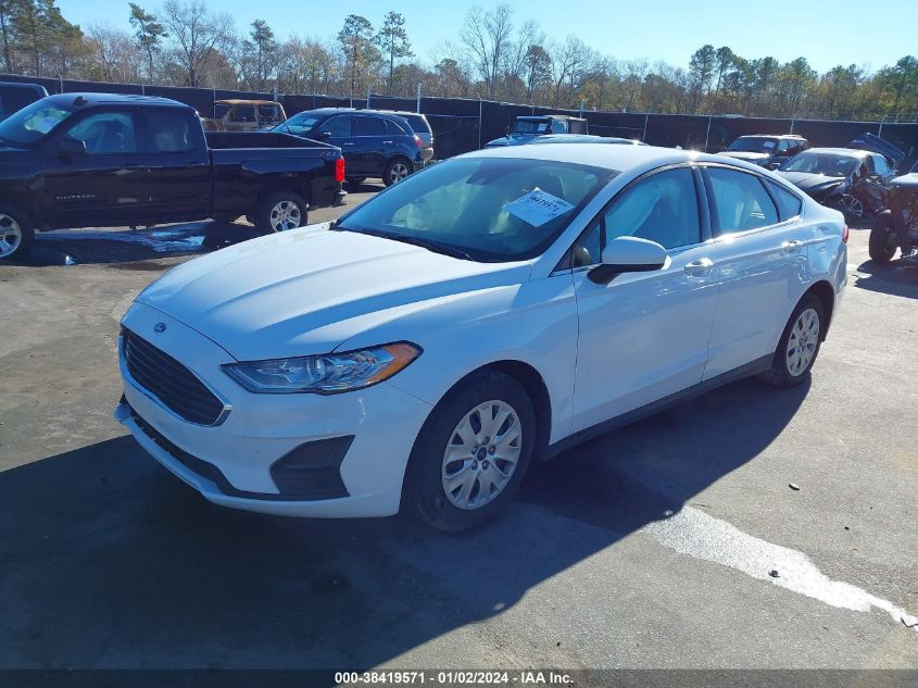 2020 FORD FUSION S - 3FA6P0G74LR222785