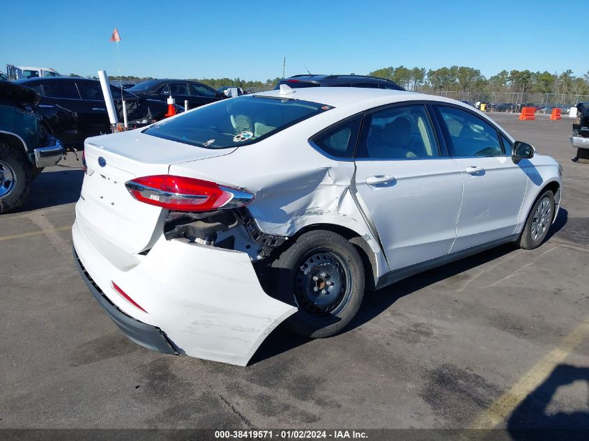 2020 FORD FUSION S - 3FA6P0G74LR222785