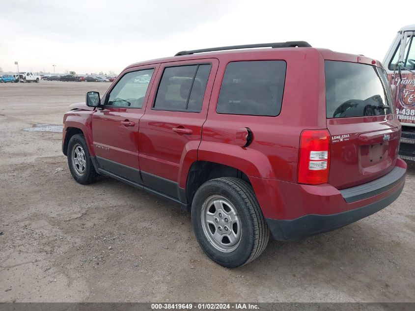 2016 JEEP PATRIOT SPORT - 1C4NJPBB4GD739336