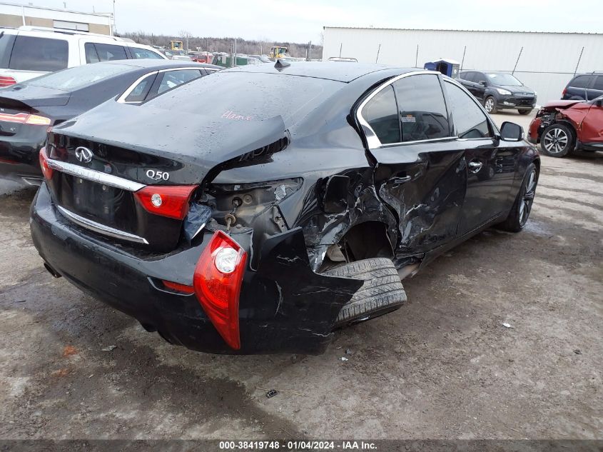 2014 INFINITI Q50 PREMIUM/SPORT - JN1BV7APXEM685948