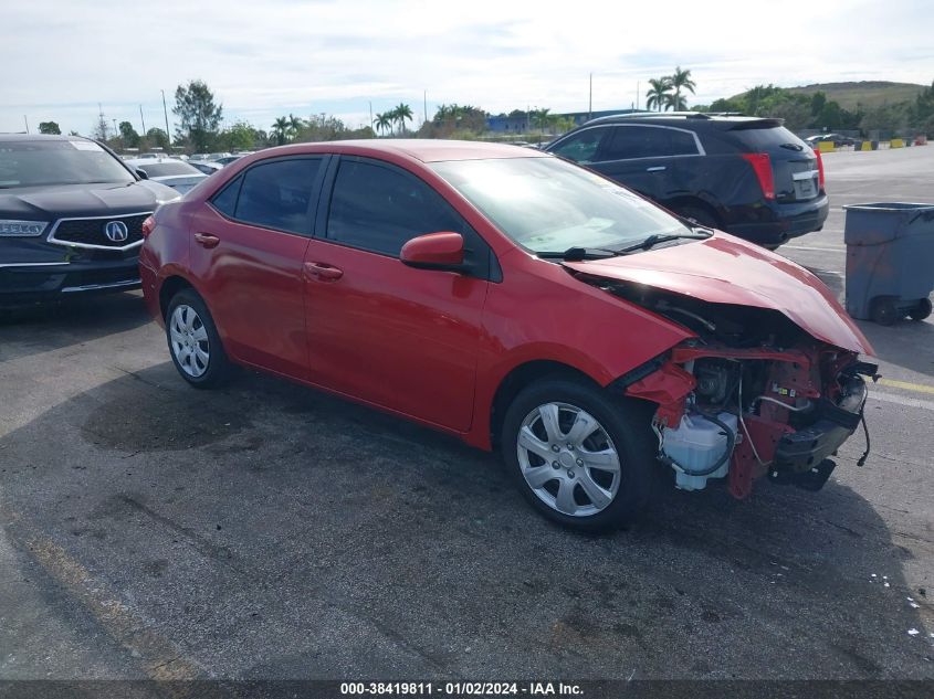 2017 TOYOTA COROLLA LE - 2T1BURHE6HC875294