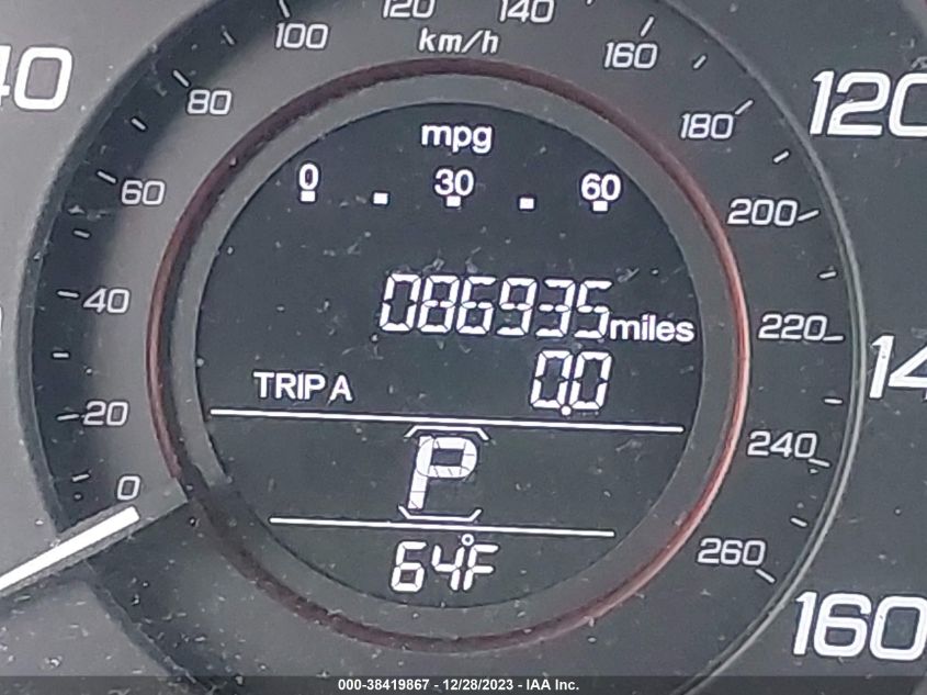 2014 HONDA ACCORD EX-L V-6 1HGCT2B81EA002958