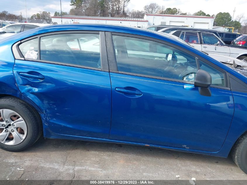 2013 HONDA CIVIC LX - 2HGFB2F54DH573182