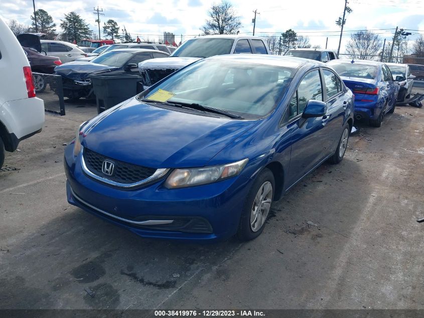 2013 HONDA CIVIC LX - 2HGFB2F54DH573182