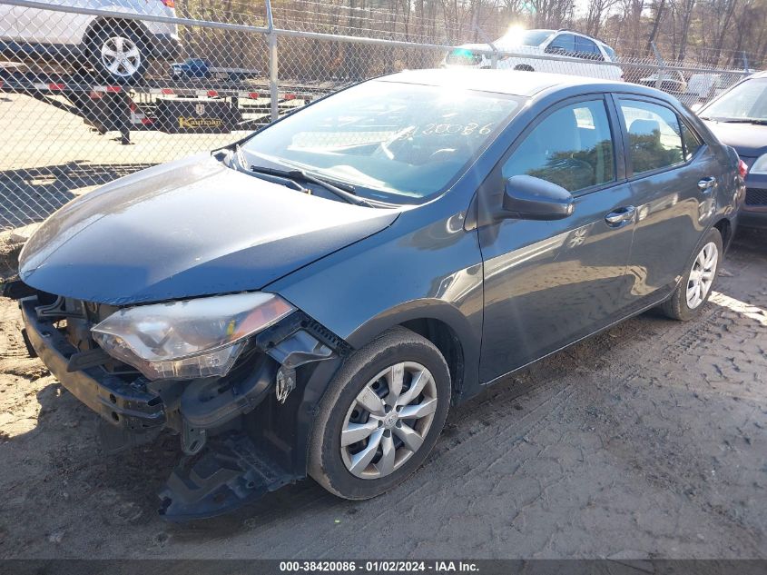 2016 TOYOTA COROLLA L/LE/LE PLS/PRM/S/S PLS - 2T1BURHE6GC657970
