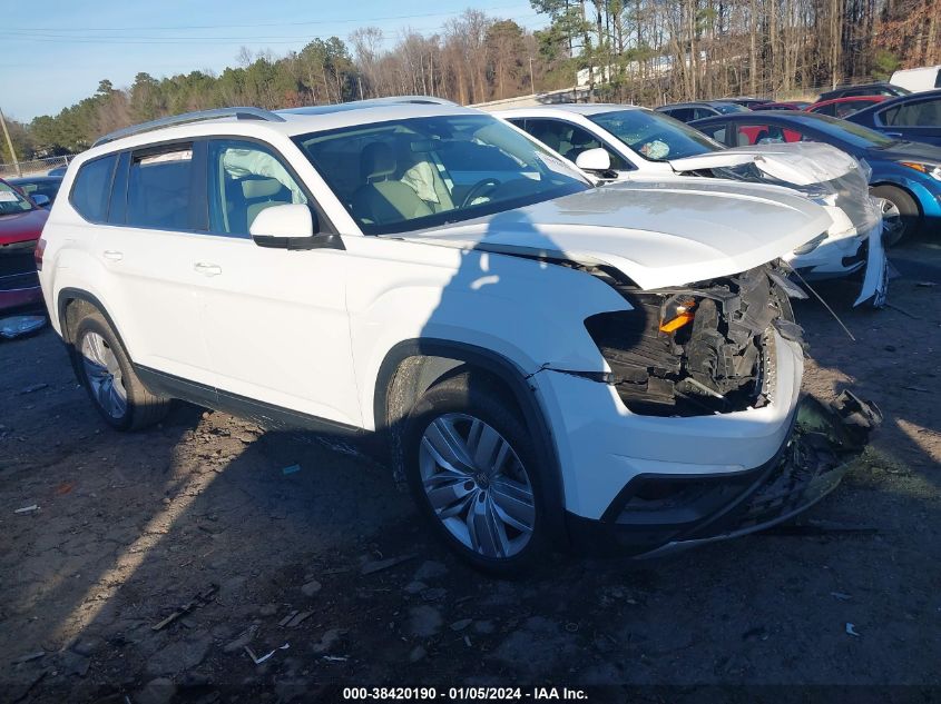 2019 VOLKSWAGEN ATLAS 3.6L V6 SEL - 1V2MR2CA0KC567669