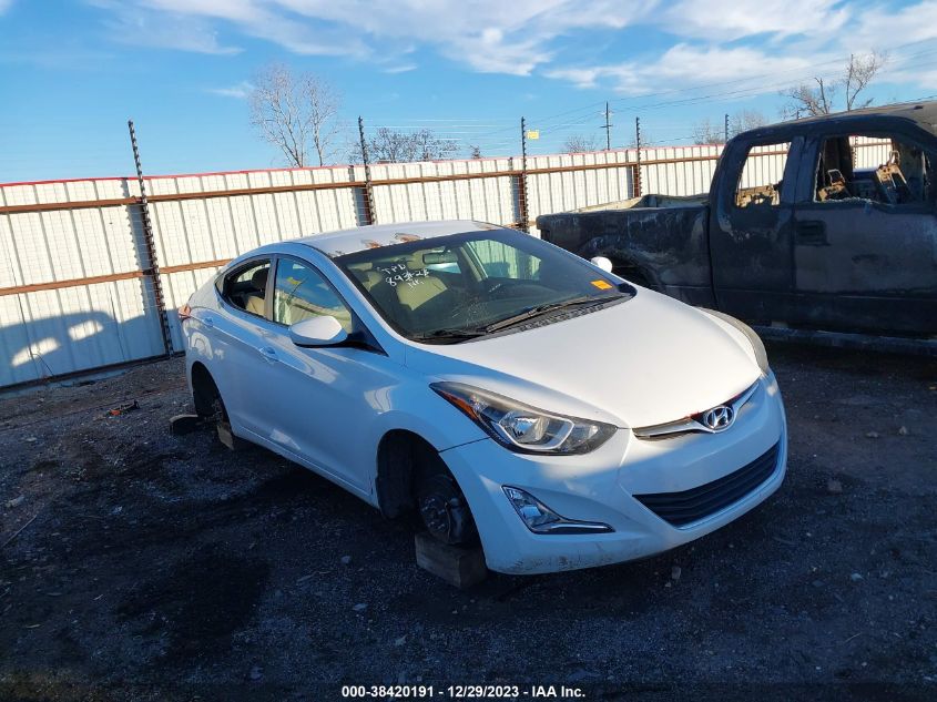 2016 HYUNDAI ELANTRA SE - 5NPDH4AE5GH766749