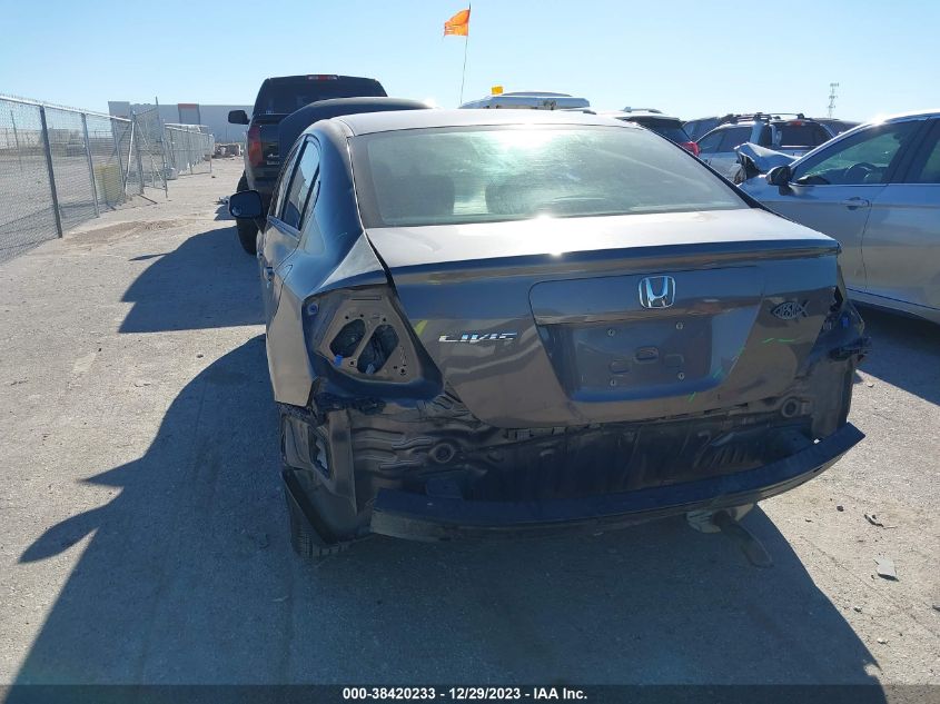 19XFB2F51CE317607 | 2012 HONDA CIVIC