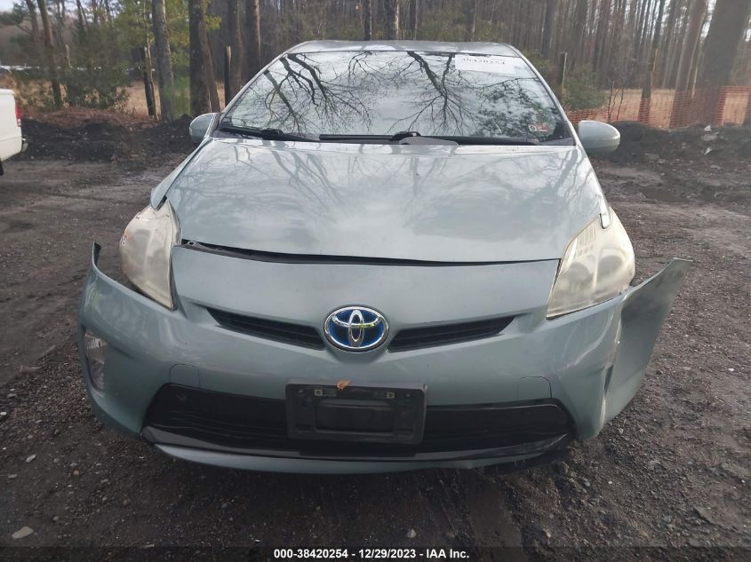 2013 TOYOTA PRIUS THREE - JTDKN3DUXD5684587
