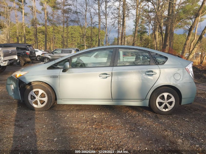 2013 TOYOTA PRIUS THREE - JTDKN3DUXD5684587