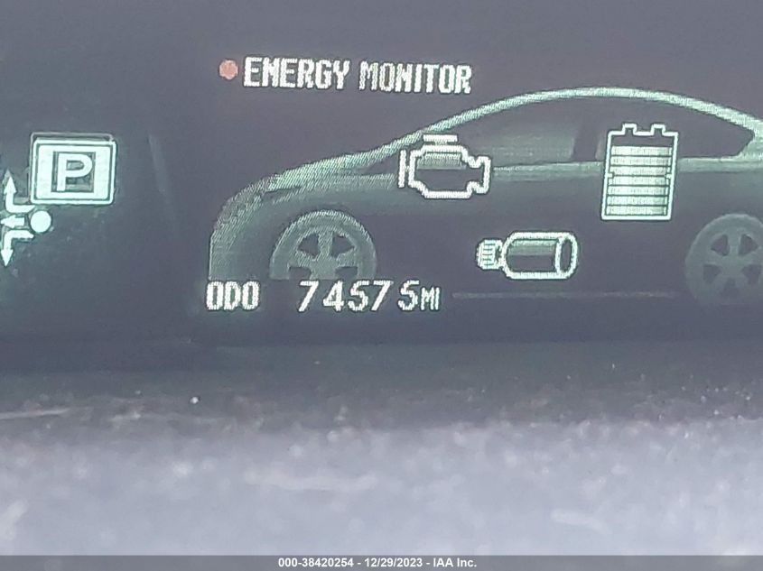 2013 TOYOTA PRIUS THREE - JTDKN3DUXD5684587
