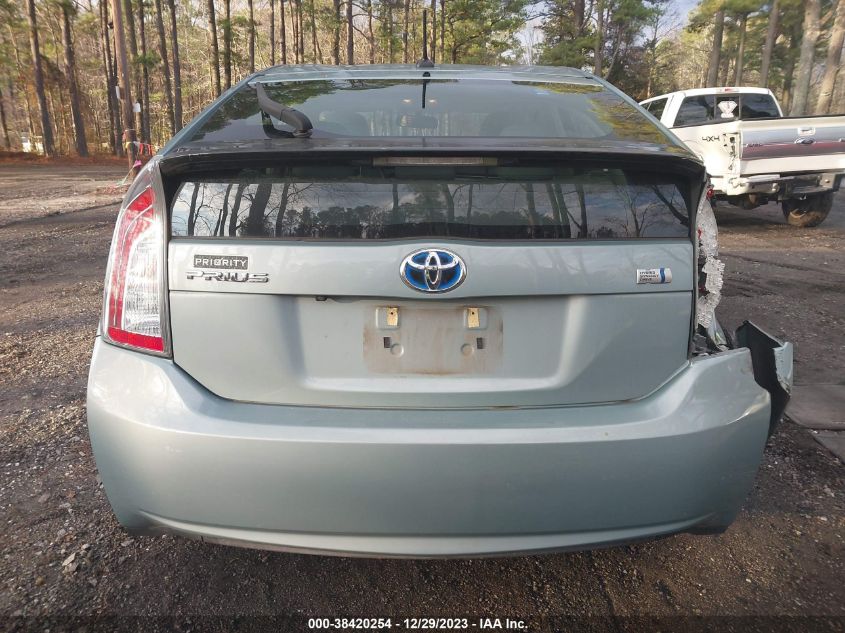 2013 TOYOTA PRIUS THREE - JTDKN3DUXD5684587