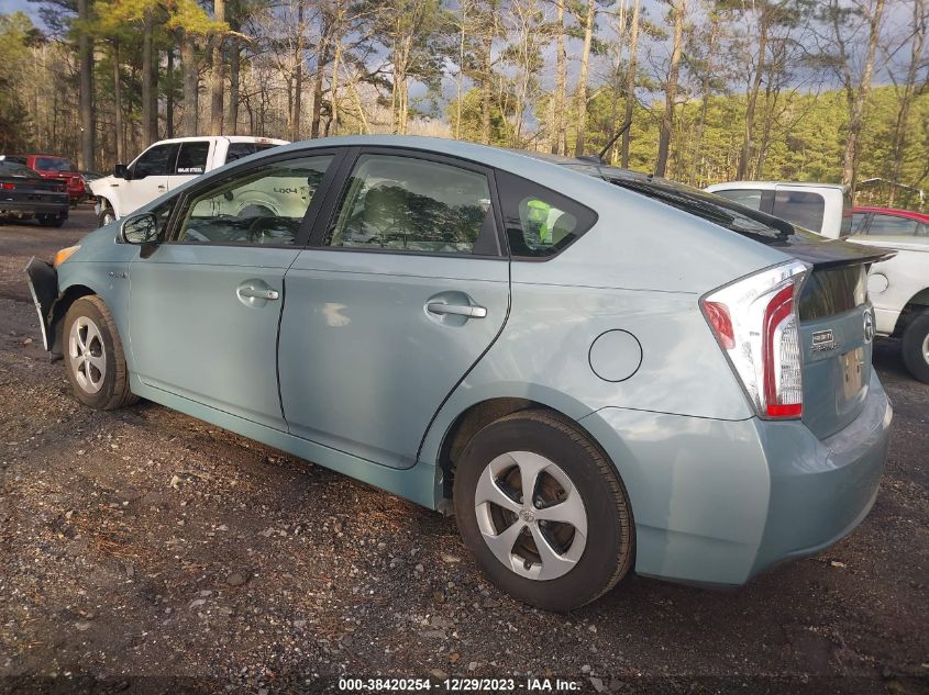 2013 TOYOTA PRIUS THREE - JTDKN3DUXD5684587